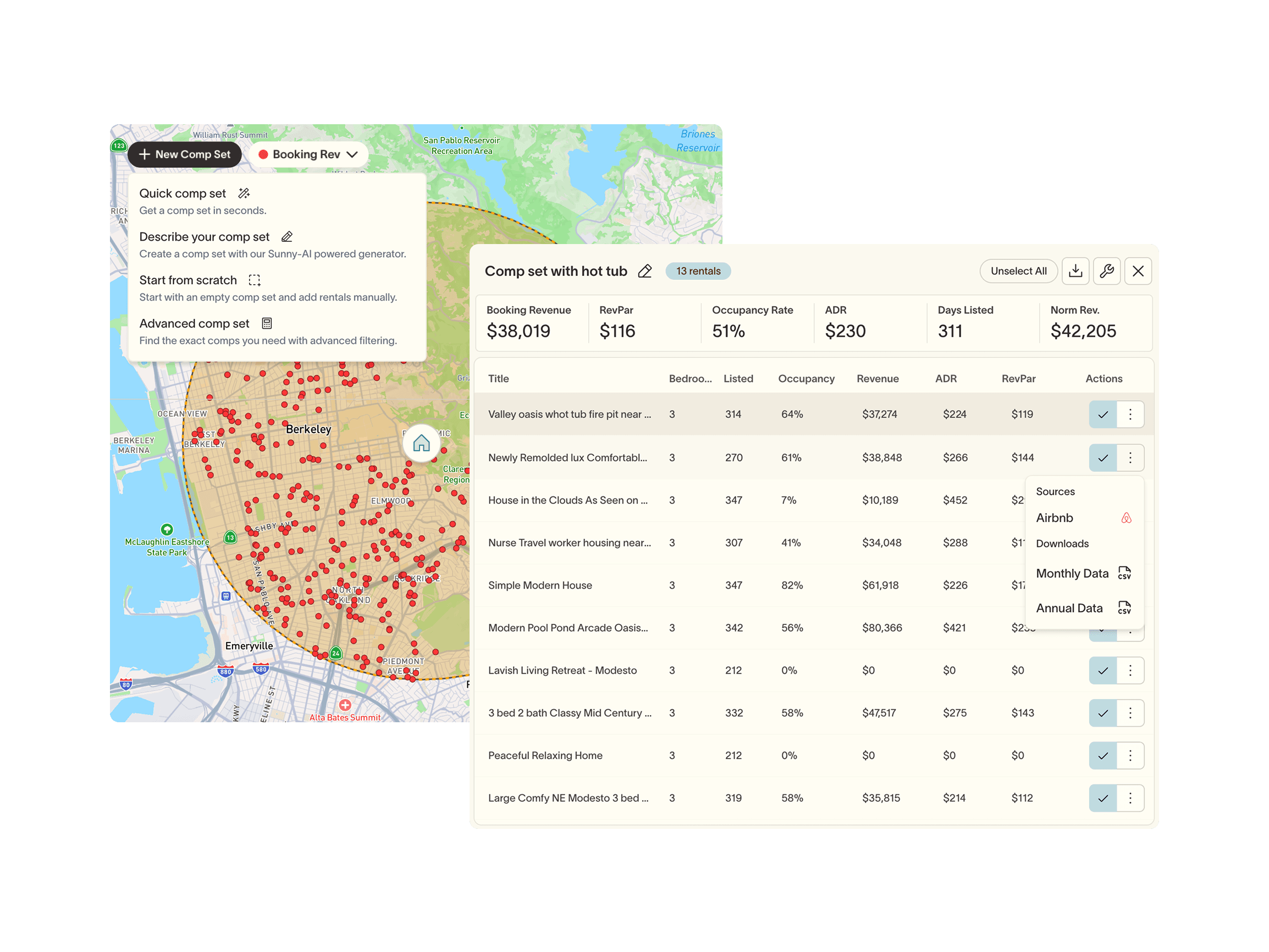 Build the comp set your projection actually deserves.